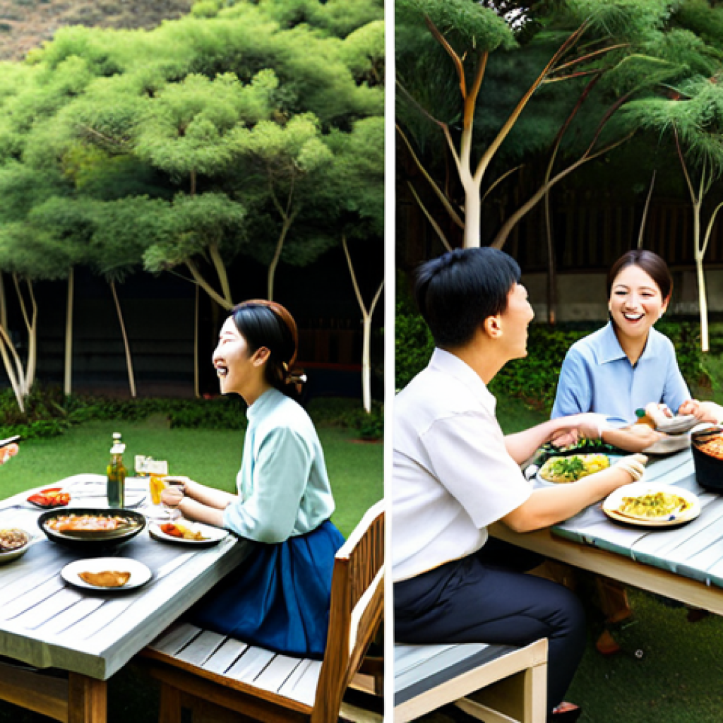 남아프리카 공화국과 한국의 문화 차이 - **

A split-screen image. On the left, a South African family is enjoying a "braai" (barbecue) in th...
